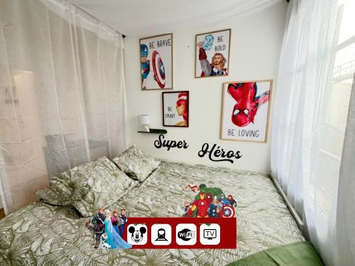 Cosy Disney Studio - Princess & Marvel World - 6 min to Disneyland Paris, Serris