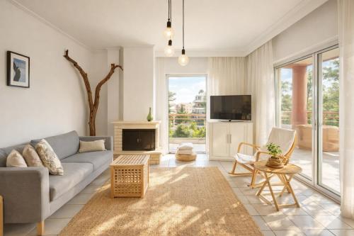 3BR Suite 300mts from the Beach – khách sạn tại Peraia