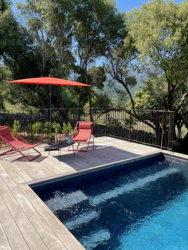 Granite Villa Between Porto-Vecchio And Bonifacio gîte à louer Pruno