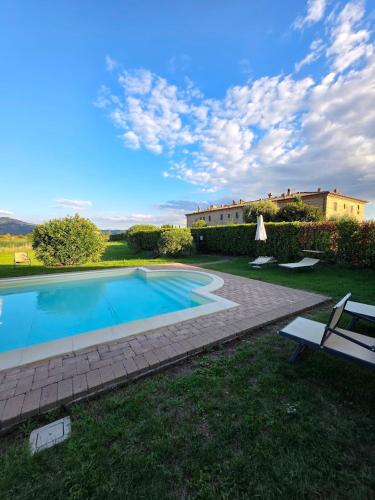 Svømmebasseng, Anguria Fratta Garden Apartments, shared pool, close to Cortona in Santa Catarina