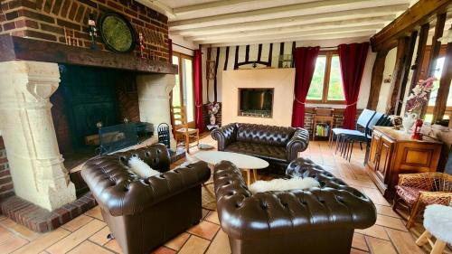 La Charreterie - Maison de charme avec jardin & aire de jeux - Cote d'Albatre - Biville-la-Baignarde