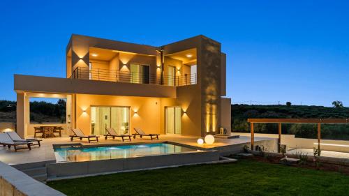 BLUE SKY Luxury Villas in Arkalochori - 4BD Villas with Private Pools in Arkalochori