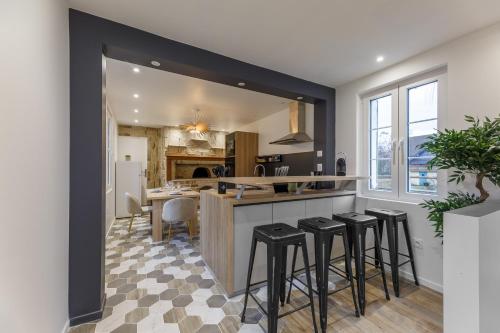virtuve, Aux Magnolias - Maison pour 6p in Silly-Tillard