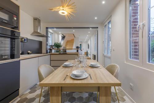 virtuve, Aux Magnolias - Maison pour 6p in Silly-Tillard
