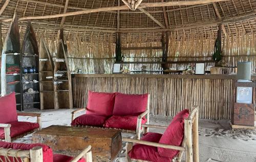 Krogs/atpūtas telpa, Lake Manze Camp camp in the heart of Nyerere National Park in Kwangwazi