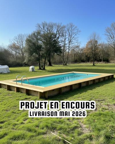 Peldbaseins, Domaine avec piscine au coeur de la forêt (Domaine avec piscine au coeur de la foret) in Saint-Viatre