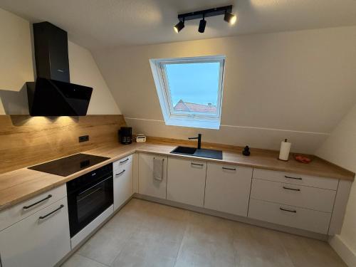 廚房, Altstadt Residenz Warendorf in 瓦倫多夫