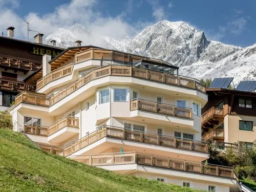 Panoramablick Sölden in Sölden, Österreich
