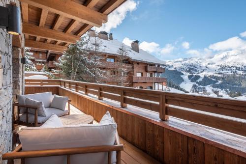 Balcony/terrace, Apartment Ishora Meribel - by EMERALD STAY in Meribel