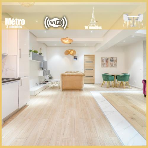 Le loft Parisien spacieux proche Tour Eiffel