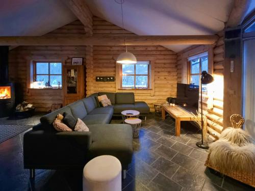 Round Timber House In Forest Near Mariager
