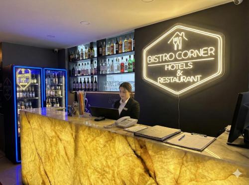 Bistro Corner Hotels & Restaurant Marble Reception