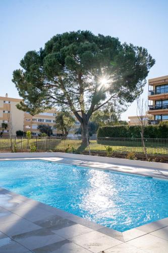 Swimming pool, 3P neuf haut de gamme Piscine Antibes in Les Breguieres