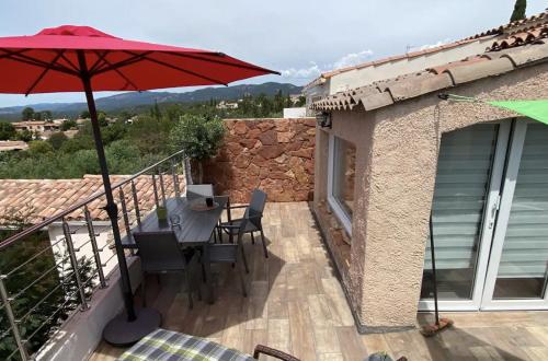 Balcony/terrace, Maison PAPILLONS in Le Bonfin