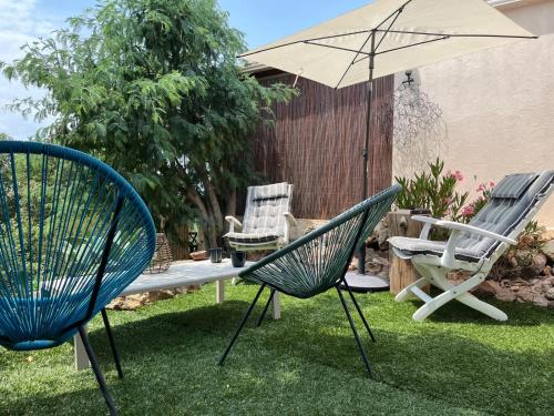 Garden, Maison PAPILLONS in Le Bonfin