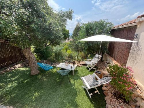 Garden, Maison PAPILLONS in Le Bonfin