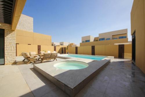 Exterior view, Silk Valley - Al Jurf Luxury 4BR maid's with private pool in Ghantoot