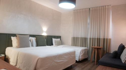 1 double bed, 1 twin bed, 1 sofa bed