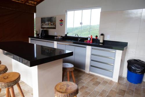 Iekārtas, Casa de Campo com Vista, Piscina e Churrasqueira in Marechal Floriano