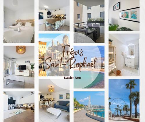 T2 Evasion Azur-4p 150m from t/sea, terrace, park. – khách sạn tại Frejus Plage