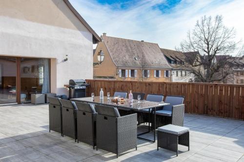 Appartement climatise, 4 suites parentales et grande terrasse in Rouffach