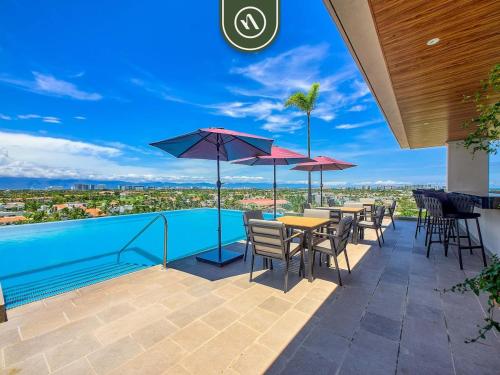 3 BR Penthouse - Nuevo Nayarit - Rooftop Pool Gym