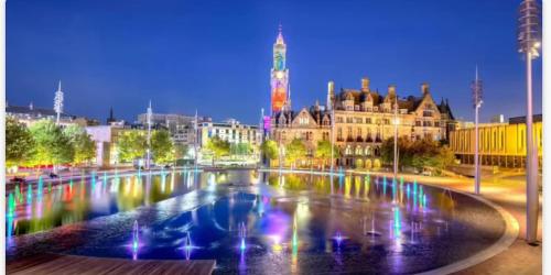 Blue High Sky Bradford City Center - Bradford