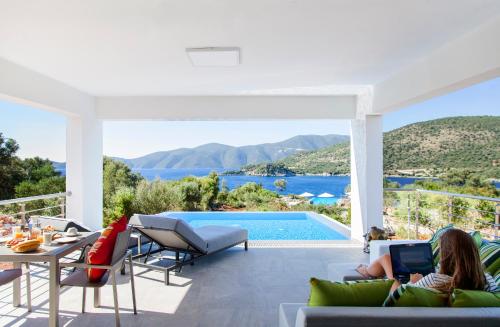 Udvendig, Villa Del Mar in Vasiliki