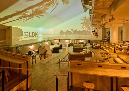 Shared lounge/TV area, GRAND HOSTEL LDK TOKYO NISHIKASAI in Edogawa