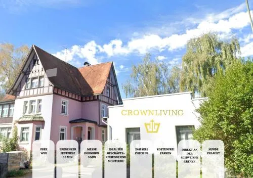 CROWN LIVING Villa Blumenau Studios Lustenau - Nahe Schweizer Grenze, ideal für Feriengäste und Geschäftsreisende, Parkplatz, Self Check-in in Lustenau, Österreich