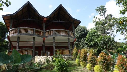 Rõdu/terrass, Hotel Orangutan in Bukit Lawang