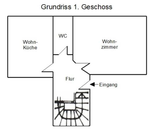 Maisonette Ferienwohnung Rosengarten im Herzen von Eschwege in Eschwege
