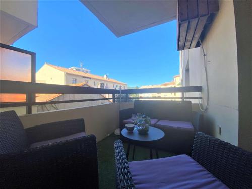 SM440-012 SAINTE MAXIME centre ville Appartement 2 pcs 30m de la plage - Location saisonnière - Sainte-Maxime