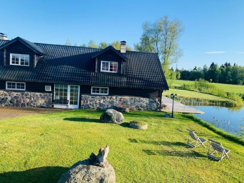 Villa Nova suur saunamaja, SPA-mullivanniga in Nova Vald