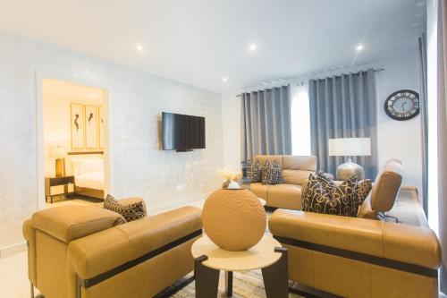 Felles stue/TV-område, Accra Luxury Apartment at The Bantree in Roman Ridge