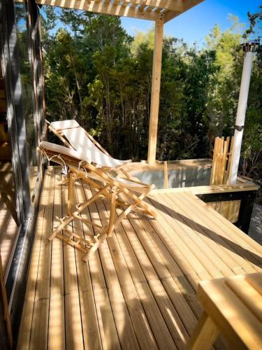 Outscape Cabana en Lago Chapo con Hot Tub in Rio Del Sur