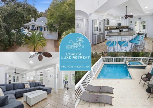 Coastal Luxe Retreat - Heated Pool & Spa - Games – khách sạn tại Bãi biển Đảo Hilton Head