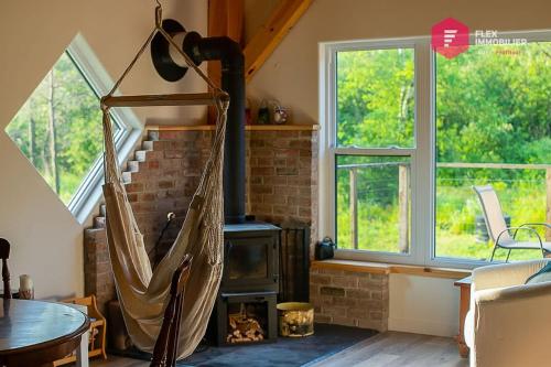 Le Pèlerin - Chalet rustique Écoresponsable en nature - Estrie (Le Pelerin - Chalet rustique Ecoresponsable en nature - Estrie) in Notre-Dame-Des-Bois (QC)