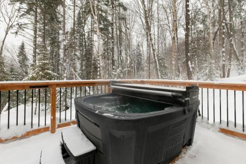 Luxe Mountain Escape - Hot Tub - Fireplace - Cozy in Saint Adolphe D'Howard (QC)