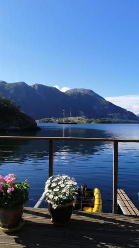 Lysefjord's pearl - the boathouse by the Preikestolen in Forsand