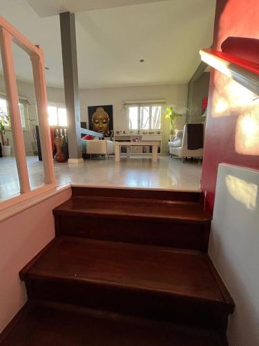 House with barbecue area and garage - In Golf/Alem