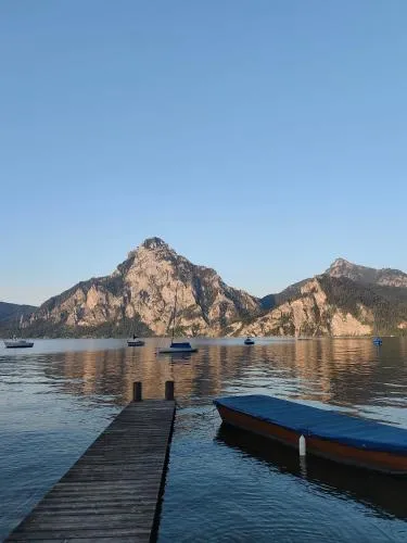 Hausamtraunsee in Traunkirchen, Österreich