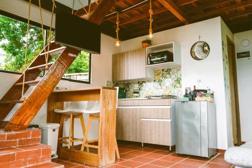 Cabaña Glamping San Carlos Antioquía Pun chinaw Ecocabañas (Cabana Glamping San Carlos Antioquia Pun chinaw Ecocabanas) in San Carlos