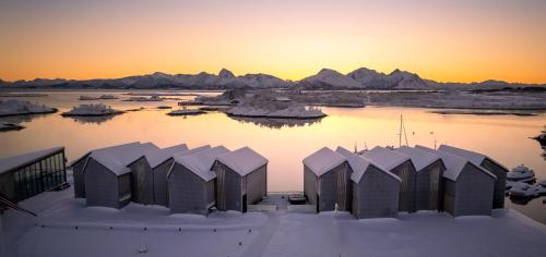 Viesnīcas āriene, Ringstad Resort in Straumsjoen