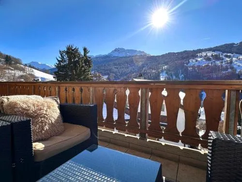Chalet apartment & mountain view in Saas, Schweiz