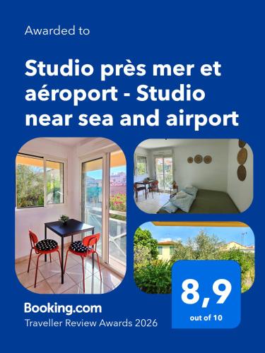 Studio près mer et aéroport - Studio near sea and airport, Nizza