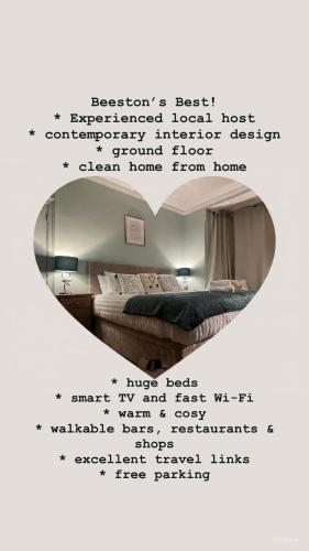 The Rose- Grd Floor, 2-5 Beds, SmartTV, Uni, Tram, M250 Fibre – khách sạn tại Beeston Central