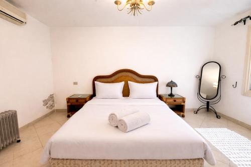 4BR Beachfront Villa With Huge Garden Seaview Einbay in Szuez