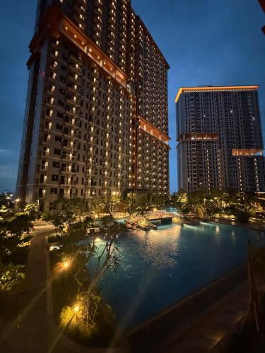 Balcony/terrace, New Japandi Studio Pakuwon Bekasi Mall Access 5 mins to LRT in Bekasi