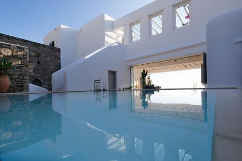 Villa Vanilla Mykonos 4BR Heated Pool – khách sạn tại Houlakia